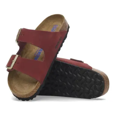 Image 10 of Birkenstock Arizona Soft Footbed Nubuck Leather Narrow Women's