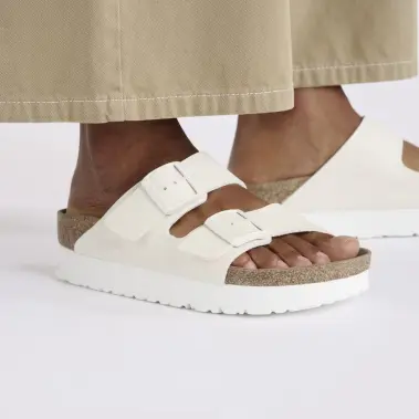 Image 7 of Birkenstock Arizona Flex Platform Birko-Flor Narrow Women's