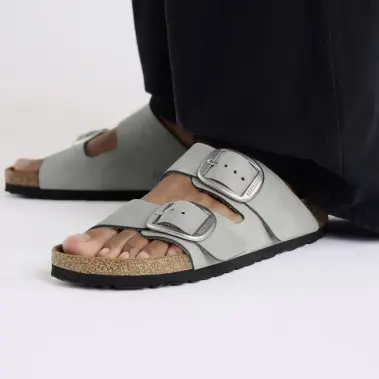 Image 7 of Birkenstock Arizona Big Buckle Nubuck Leather Narrow Women's