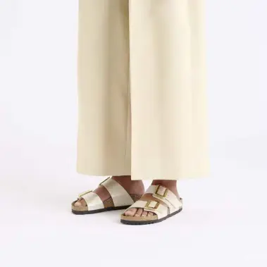 Image 4 of Birkenstock Sydney Luxe Buckle Birko-Flor Narrow Women's