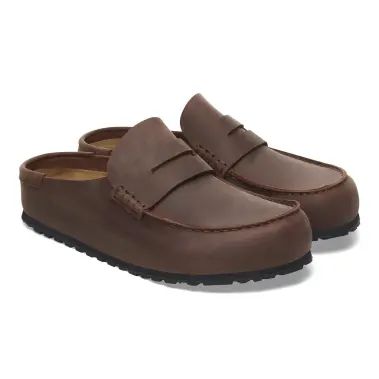 Image 4 of Birkenstock Naples Wrapped Oiled Leather Regular Men's