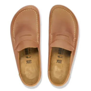 Image 4 of Birkenstock Naples 2.0 Natural Oiled Leather Narrow Women's