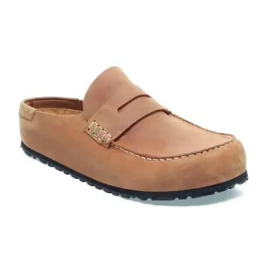 Image 2 of Birkenstock Naples 2.0 Natural Oiled Leather Narrow Women's