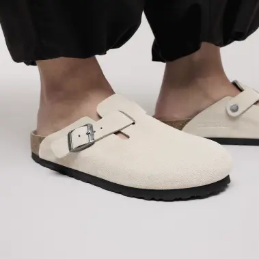 Image 6 of Birkenstock Boston Soft Footbed Suede Leather Women's