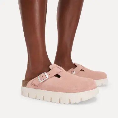 Image 3 of Birkenstock Boston Chunky Suede Narrow Women's