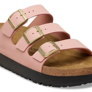 Image 2 of Birkenstock Florida III Flex Platform Nubuck Narrow Women's