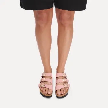 Image 4 of Birkenstock Florida III Flex Platform Nubuck Narrow Women's