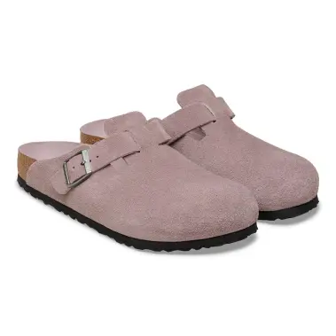 Image 3 of Birkenstock Boston Soft Footbed Suede Narrow Women's