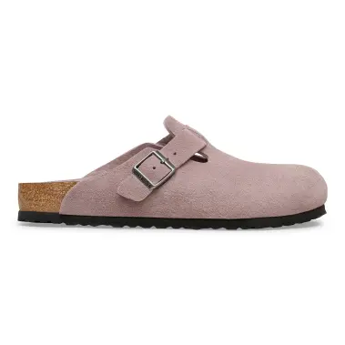 Image 4 of Birkenstock Boston Soft Footbed Suede Narrow Women's