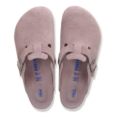 Image 6 of Birkenstock Boston Soft Footbed Suede Narrow Women's