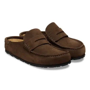 Image 8 of Birkenstock Naples Wrapped Suede Regular Men's