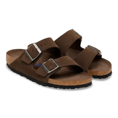 Image 5 of Birkenstock Arizona Soft Footbed Suede Narrow Women's