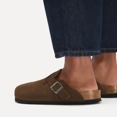 Image 4 of Birkenstock Boston Soft Footbed Suede Regular Men's
