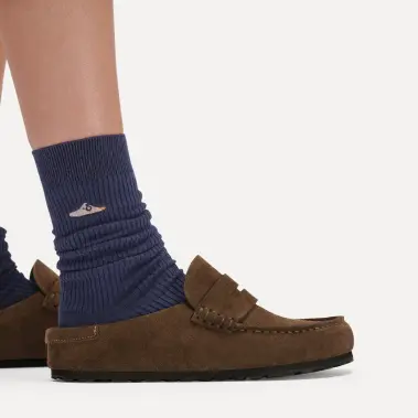 Image 3 of Birkenstock Naples Wrapped Suede Narrow Women's