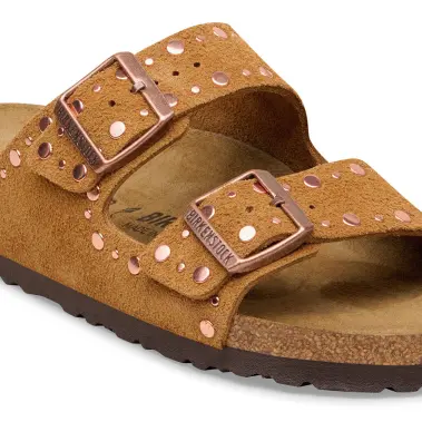Image 2 of Birkenstock Arizona Rivet Suede Narrow Women's