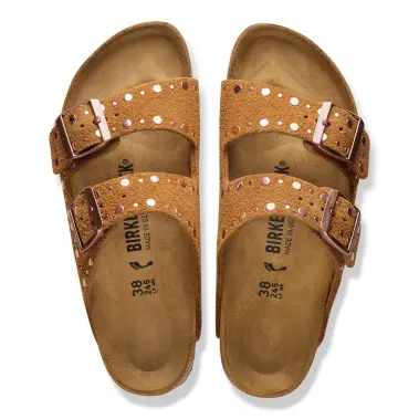 Image 8 of Birkenstock Arizona Rivet Suede Narrow Women's
