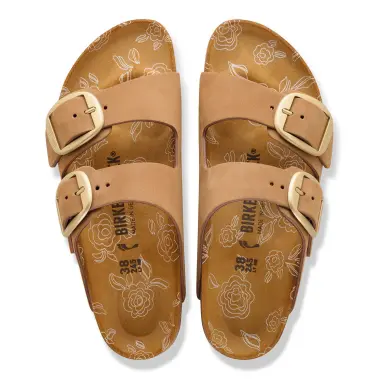 Image 2 of Birkenstock Arizona Big Buckle Nubuck Narrow Women's
