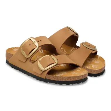 Image 4 of Birkenstock Arizona Big Buckle Nubuck Narrow Women's