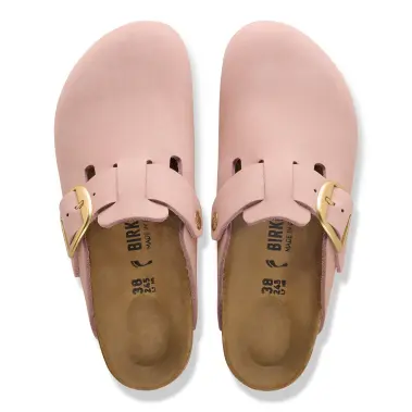 Image 8 of Birkenstock Boston Big Buckle Nubuck Narrow Women's