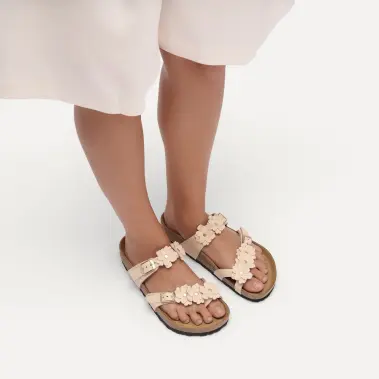 Image 4 of Birkenstock Mayari Flowers Leather Regular Women's
