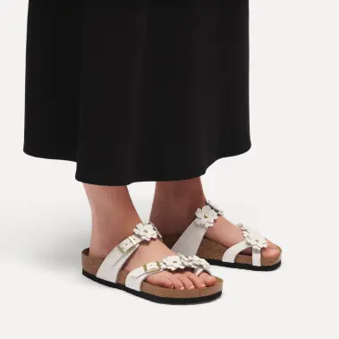 Image 4 of Birkenstock Mayari Flowers Leather Regular Women's