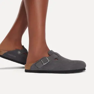 Image 3 of Birkenstock Boston Soft Footbed Suede Regular Men's