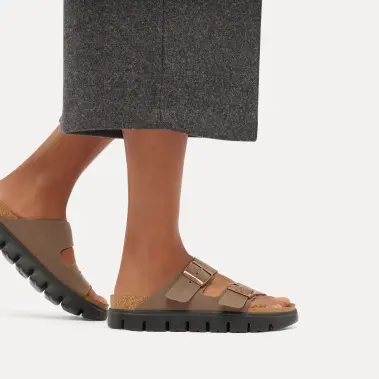 Image 2 of Birkenstock Arizona Chunky Birkibuc Narrow Women's