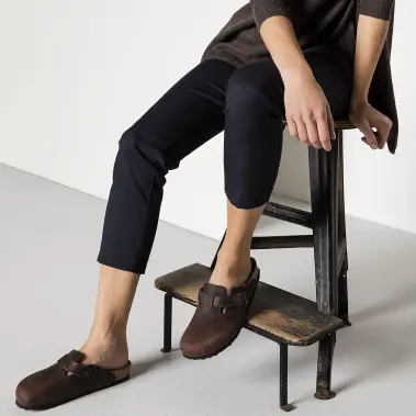 Image 6 of Birkenstock Boston Soft Footbed Oiled Leather Narrow Unisex