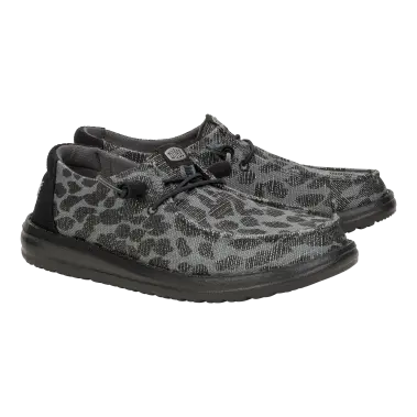 Image 3 of Hey Dude Wendy Leopard Sparkle Women's