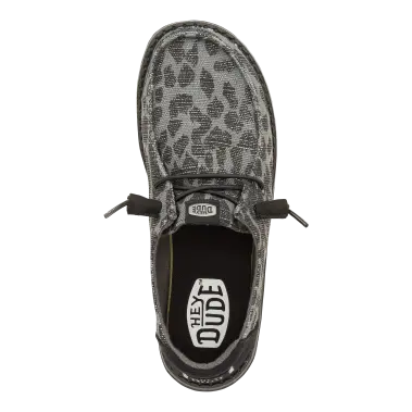 Image 4 of Hey Dude Wendy Leopard Sparkle Women's
