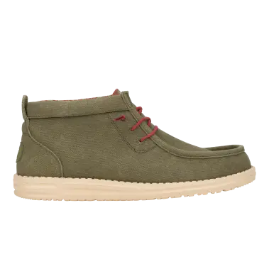 Image 2 of Hey Dude Wally Mid Waxed Canvas Men's
