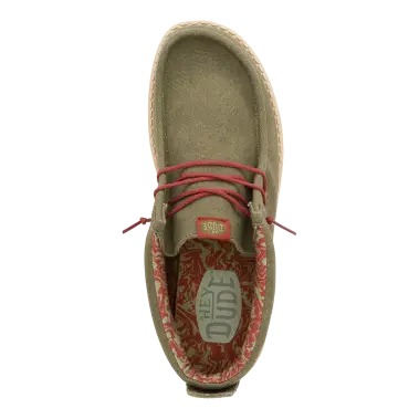 Image 3 of Hey Dude Wally Mid Waxed Canvas Men's
