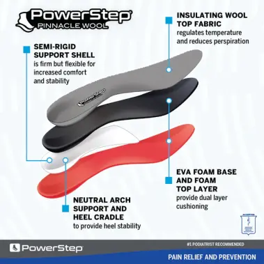 Image 2 of Powerstep Pinnacle Wool