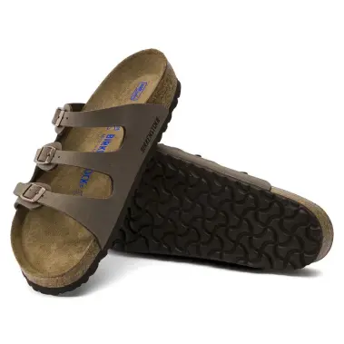 Image 5 of Birkenstock Florida Soft Footbed Birkibuc Women's