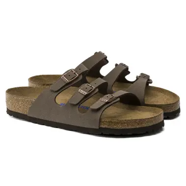 Image 10 of Birkenstock Florida Soft Footbed Birkibuc Regular Women's
