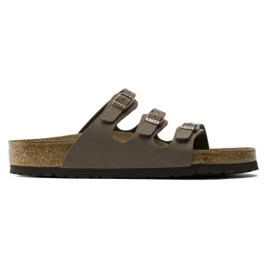 Image 11 of Birkenstock Florida Soft Footbed Birkibuc Regular Women's