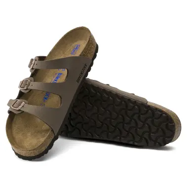 Image 12 of Birkenstock Florida Soft Footbed Birkibuc Regular Women's