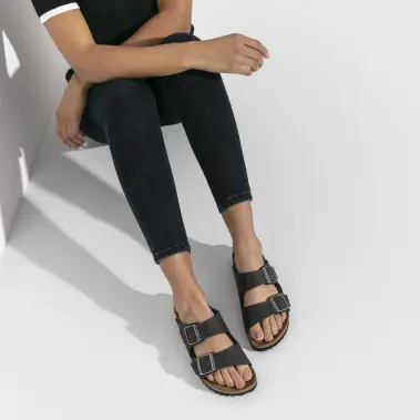 Image 8 of Birkenstock Arizona Soft Footbed Oiled Leather Narrow Women's