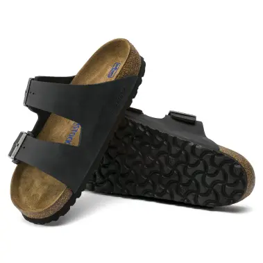 Image 13 of Birkenstock Arizona Soft Footbed Oiled Leather Narrow Women's
