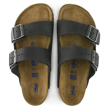 Image 14 of Birkenstock Arizona Soft Footbed Oiled Leather Narrow Women's