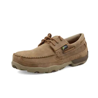 Image 4 of Twisted X Steel Toe Boat Shoe Driving Moc MetGuard Men's