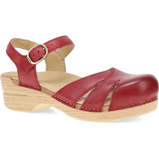 Cover image of Red Dansko Margreta Mary Jane Clog Women's
