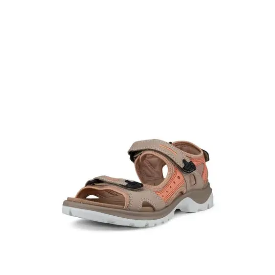 Cover image of NUDE/CORAL Ecco Offroad Yucatan Hiking Sandal Women's