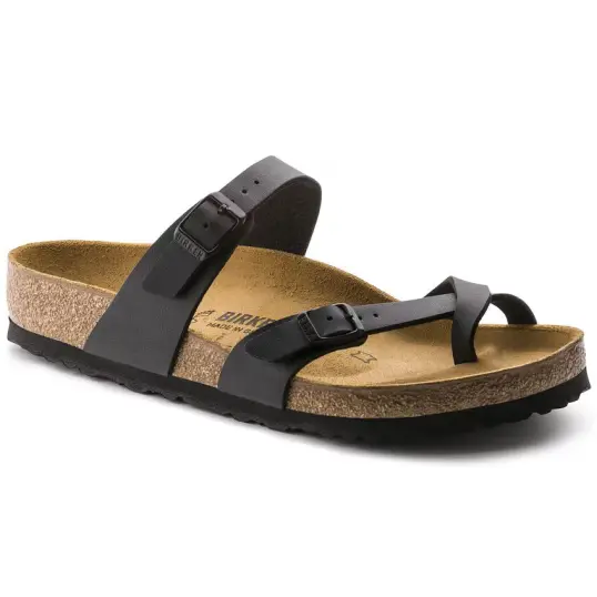 Cover image of Black Birkenstock Mayari Birko-Flor Regular Women's
