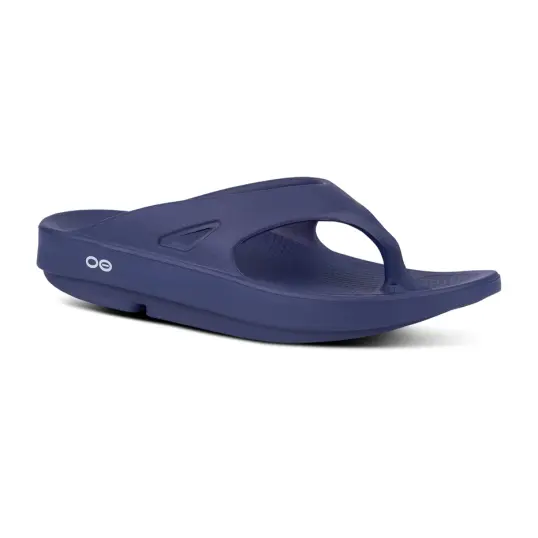 Cover image of Navy Oofos OOriginal Sandal Unisex