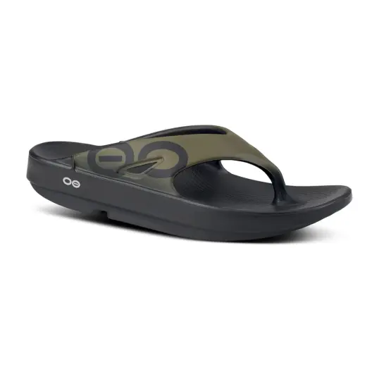 Cover image of TACTICAL GREEN Oofos Ooriginal Sport Sandal Unisex