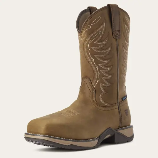 Cover image of DISTRESSED BROWN Ariat Anthem Waterproof Comp Toe Women's