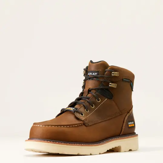 Cover image of DISTRESSED BROWN Ariat Rebar Lift 6" Waterpoof Comp Toe Men's