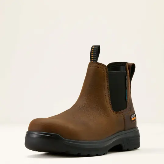 Cover image of RICH BROWN Ariat Turbo Chelsea CSA Waterproof Carbon Toe Men's