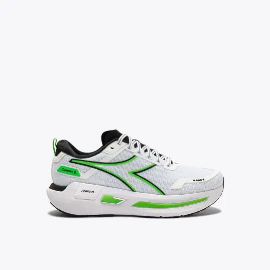 Cover image of WHITE/BLACK/GREEN Diadora CELLULA 2 Men's